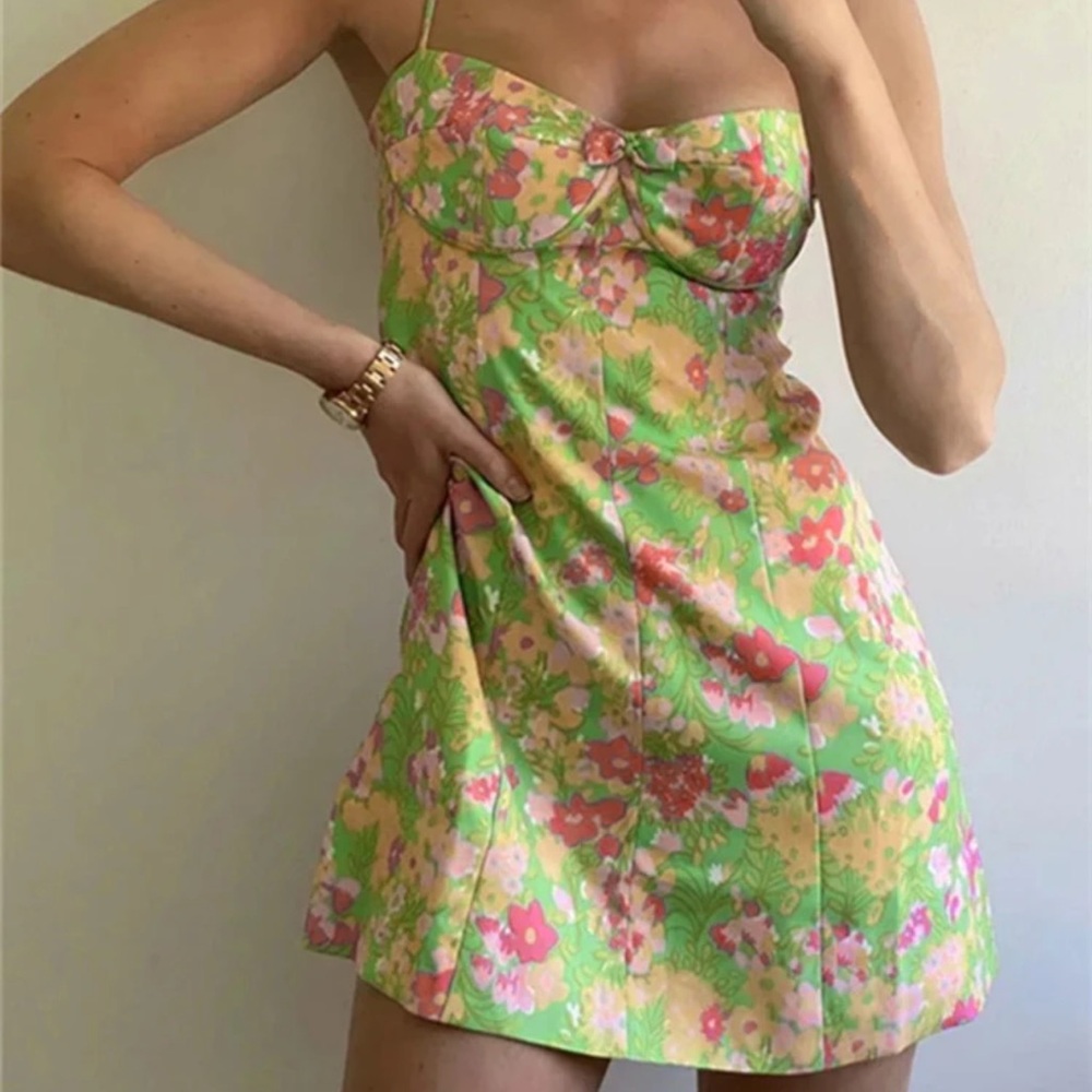 With Jean Mini dress